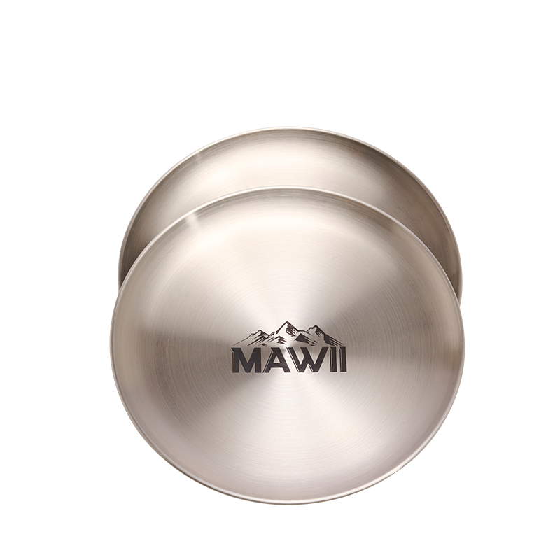 MAWII Edelstahl kleine Essteller Set