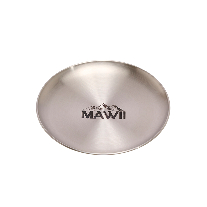MAWII Edelstahl grosse Essteller Set